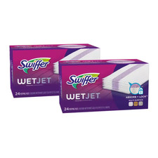 Wetjet Cleaning Wet Mop Pad Refills 24-Count, 2-Pack