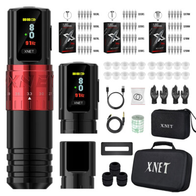 Wireless Tattoo Machine Rotary Cartridge Pen 2400mAh Adjustable