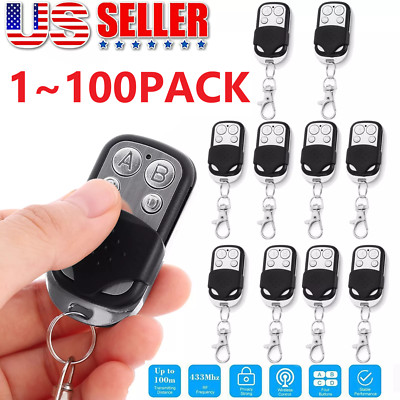 Universal Cloning Electric Gate Door Garage Remote Control Key Fob 433mhz Cloner
