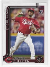 2025 Yosver Zulueta Topps Series 2 RC Rookie Card Cincinnati Reds #372