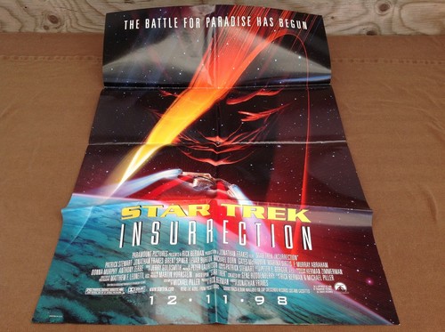 1998 Star Trek Insurrection Original Movie House Full Sheet Poster 