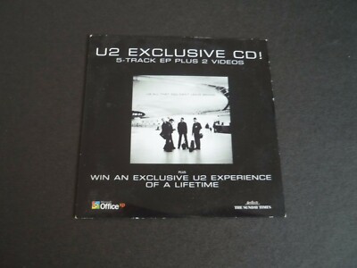 Music CD u2 5 trk plus videos sunday times all that you cant leave behind