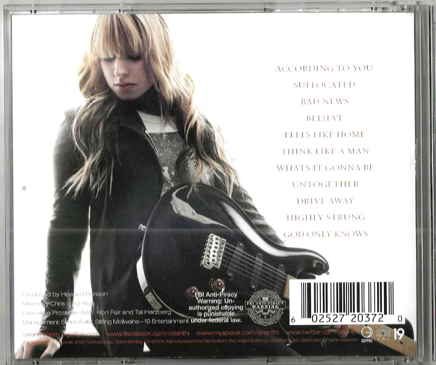 Believe by Orianthi (CD, Oct-2009, Geffen) - Image 2 of 3