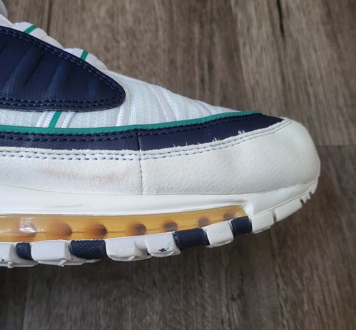 air max 98 mighty ducks on feet