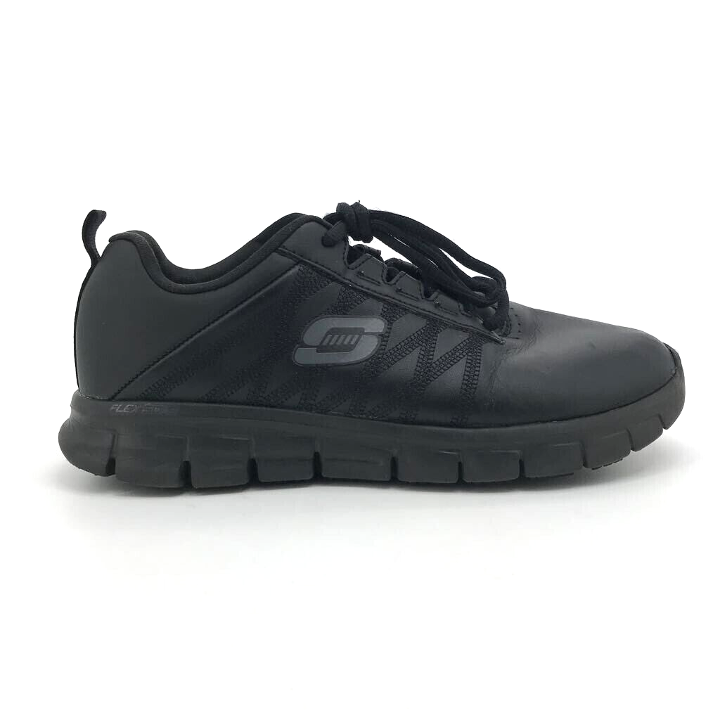 Skechers Womens Work Sure Track Martley Sneakers Shoes Black