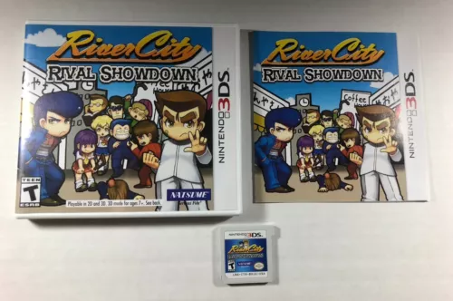 River City Rival Showdown (Nintendo 3DS, 2017) CIB COMPLETE beat 'em up
