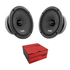 6.5" 300 Watt RMS 4-Ohm Motorcycle Midrange Speaker Pair PRO-ZXI6.4BM DS18
