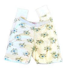 Vintage Duofold Long John Thermal Underwear Kids 14 Daisy Floral 2 Layer