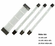 Gaming PC PSU Extension Power Cord For CPU Gpu Graphics Cards Base Plate