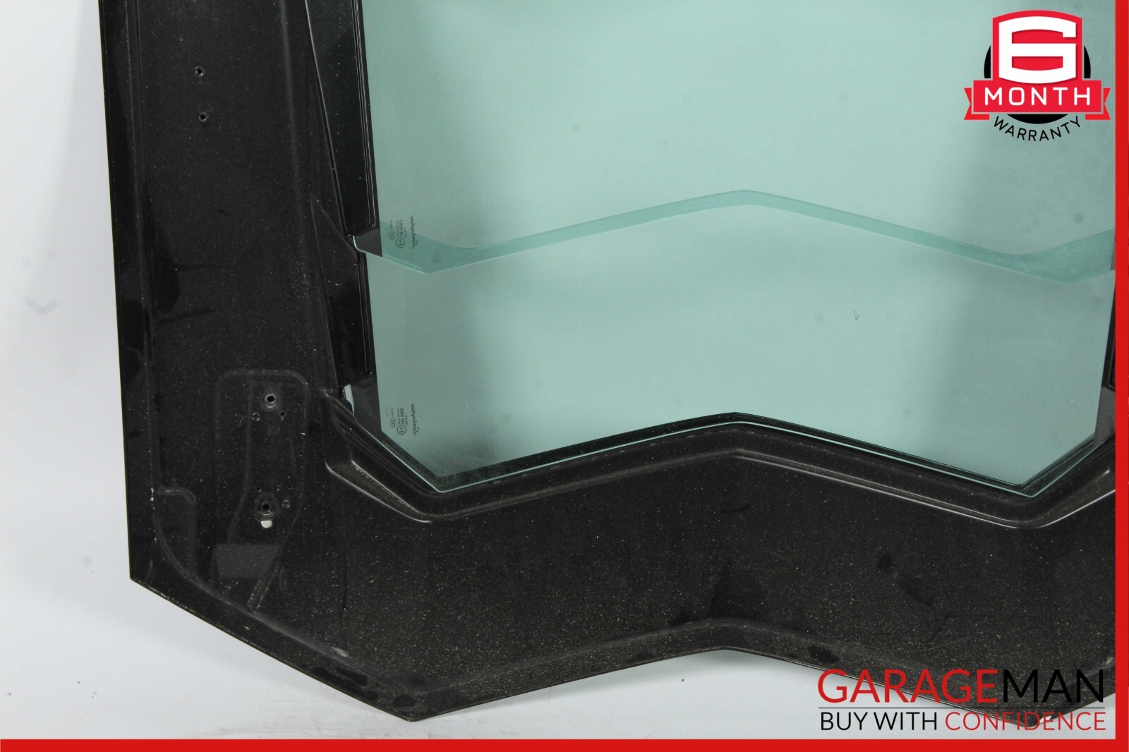 12-21 Lamborghini Aventador Rear Engine Hood Hatch Glass Panel Assembly Black