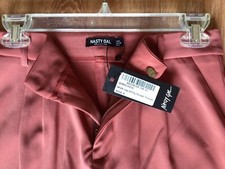 Nasty Gal Blush Pink Wide Legged Slacks. New With Tags.