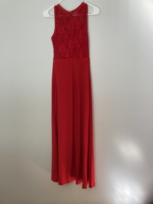 miusol bridesmaid dresses V-Neck Floral Lace Bridesmaid Party Dress, Elegant Fit and Flare Style –  Miusol main image 1