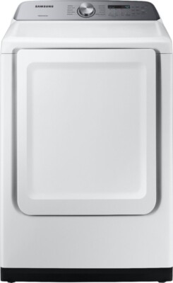 Samsung DVE50R5200W 27'' White Front Load Electric Dryer NIB #104788 JL SALE