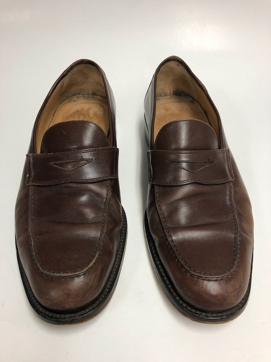 Bruno Magli Ivy Mens Black Leather Penny Loafers Made in Italy Size 10 M Bruno Magli Brown Ivy Penny Loafer Mens 8.5M Shoes Made in  main image 2
