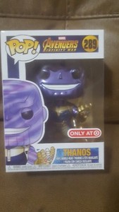 thanos metallic funko pop