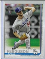2019 Topps #452 Caleb Ferguson Los Angeles Dodgers Rookie Card