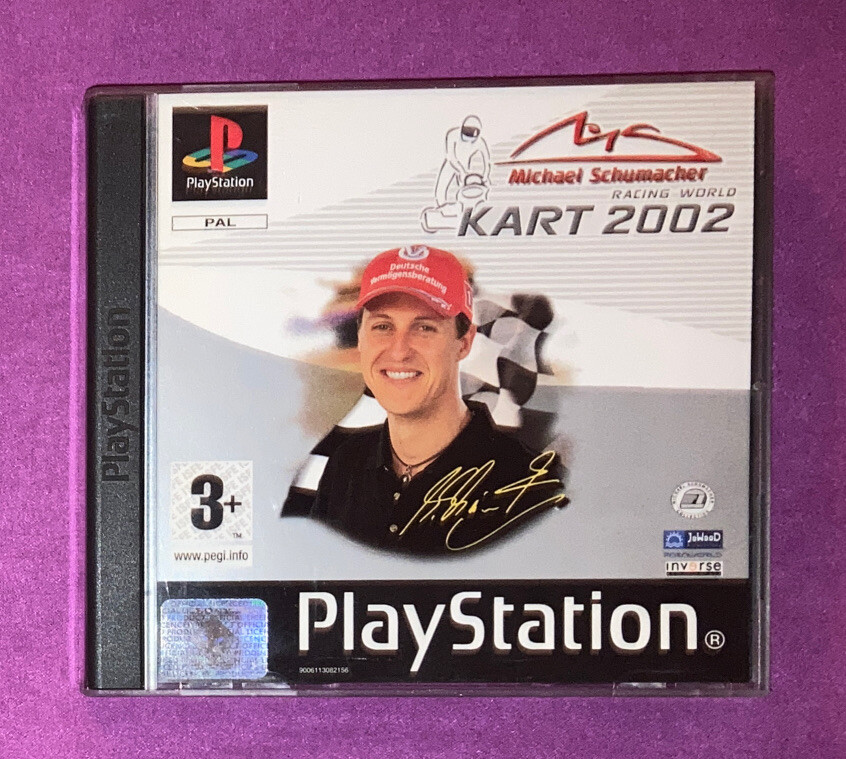 * MICHAEL SCHUMACHER RACING WORLD KART 2002 * JEU PS1 PSONE PAL FR COMPLET RETRO