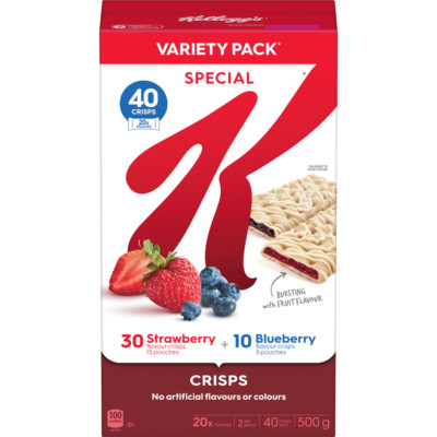 2-Pack Kelloggs Special K Cereal Bars 2 Flavours