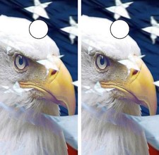 C72 American Flag Eagle Cornhole Board Wrap LAMINATED Wraps Decals Vinyl Sticker