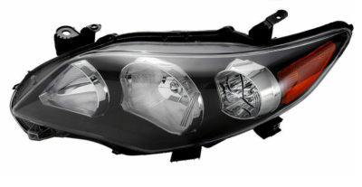 Silscvtt Black Housing Headlights For 2011-2013 Toyota Corolla S – Halogen, DOT/SAE