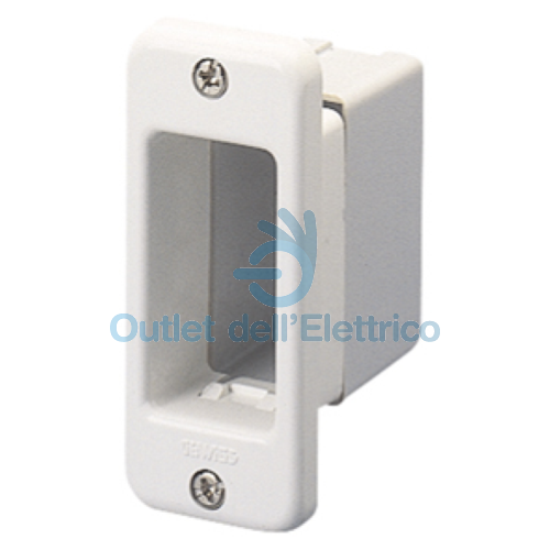 GEWISS PLACCA 4 POSTI BIANCO PER PROFILATI GW24022