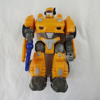 HAP-P-KID Motorized Walking Yellow Robot UNTESTED 