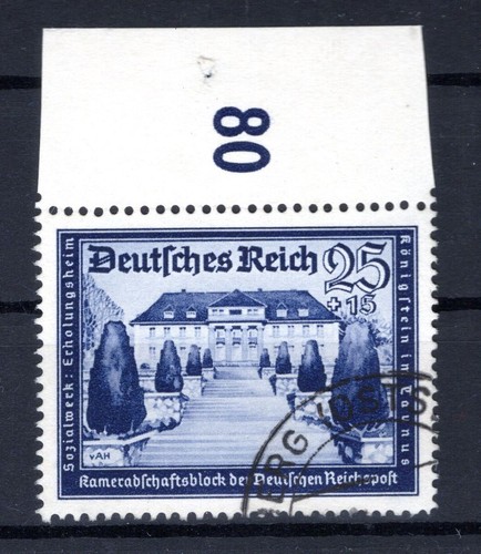 DR-3.Reich 713OR Upper Margin Stamped (CA3393