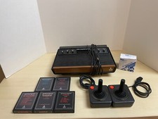 TESTED Atari Light Sixer with 2 joysticks, and 5 games