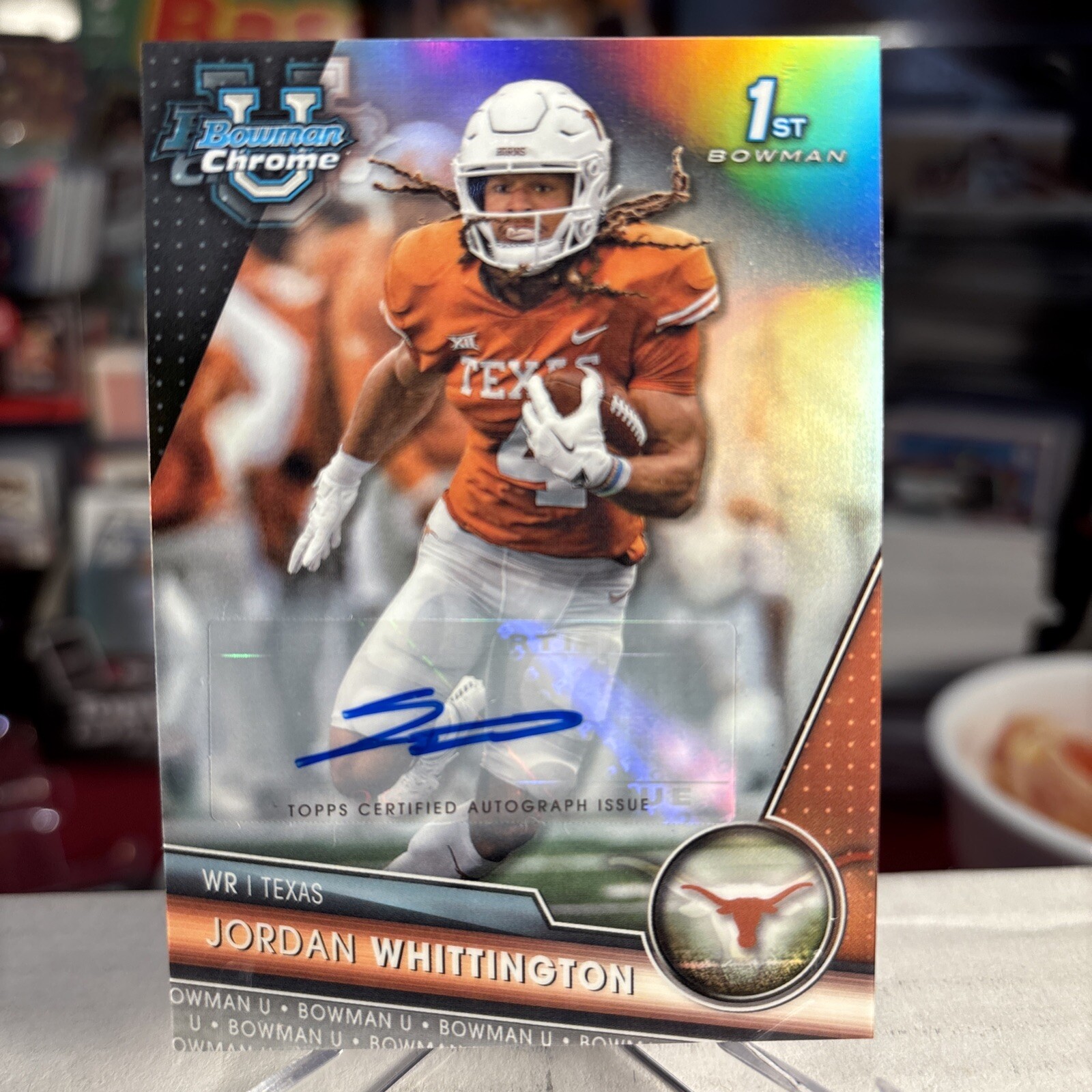 2023 Bowman 1st U Jordan Whittington AUTO Chrome Refractor RC SSP /499 ⭐️ MINT