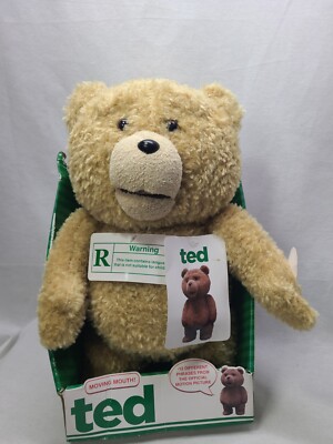 Talking Ted Bear Rated R Moving Mouth Seth Mcfarlane 16in New In