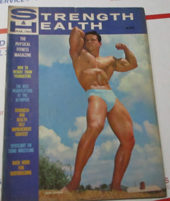Strength & Health Bodybuilding Fitness Magazine Mar 1965 John Decola