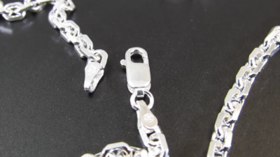 4MM Solid 925 Sterling Silver Italian Anchor Link Cable Chain