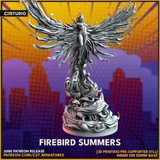 Firebird-Summers  | 40mm Crisis Protocol | Tabletop Gaming | Tabletop Miniature