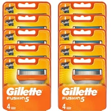 40 Count Gillette Fusion 5 Refill Razor Blade Cartridges