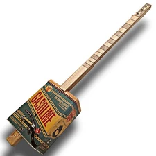 Cigar Box Guitar 3 String Italian Luthery cbg 3tpv By Matteacci's