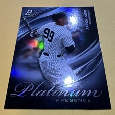 Topps 2019 Bowman Platinum Aaron Judge Wal-Mart Platinum Presence PP-19 Yankees