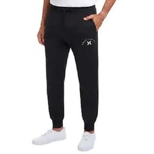 Hurley Men  s Fleece Jogger Pant XXL, Black