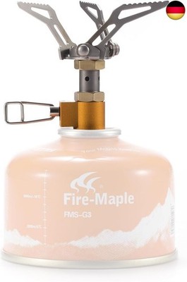 Fire-Maple FMS-300T Ultraleichter Titan Rucksack Camping Gas Kocher 2600W