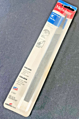 Nicholson 6'' Flat File # 21867 ''Flat Bastard'' New NOS Apex ,NC USA MADE NO CHINA