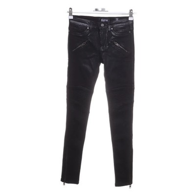 Tigha, Jeggings, Größe: 25, Schwarz, Baumwolle/Elasthan/Polyester #FH8