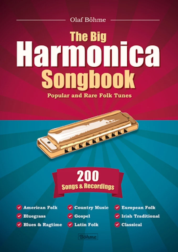 Olaf  Böhme - Big Harmonica Songbook - 200 populäre Volkslieder aller Welt - NEU - Bild 1 von 4