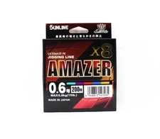 Sunline P.E Line Amazer X8 HG Jigging 200M P.E 0.6 15lb Multi (7265)
