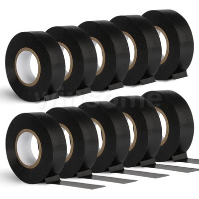 Premium Elektroisolierband PVC schwer entflammbar 19 mm x 20 m schwarz UK