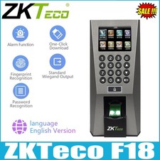 ZKTeco F18 TCP/IP 2.4" Biometric Fingerprint Time Attendance Door Access Control