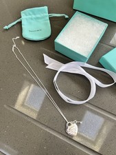 Tiffany & Co. Medium Heart & Key Tag 16 Inch Chain New In Box Unwanted Gift 