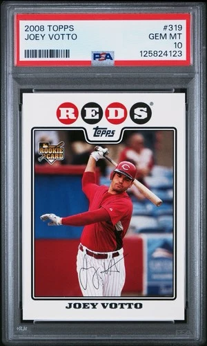 2008 Topps Joey Votto Rookie RC #319 PSA 10 GEM 💎 MINT Cincinnati Reds