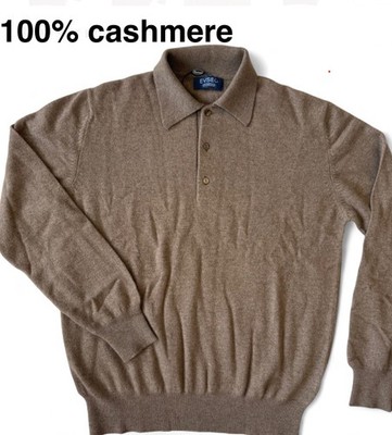 Evseg 100% Cashmere Men's Sweater - Size XL - New with Tags - Made in Mongolia