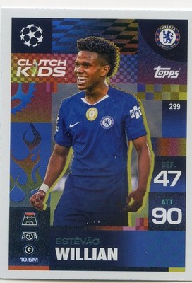 2025-26 Topps Match Attax UEFA UCL ESTEVAO WILLIAN #299 CLUTCH
