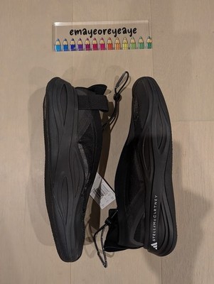 Adidas Stella McCartney Sportswear Women's 10.5 Men's 9 Triple Black IE8774 Low