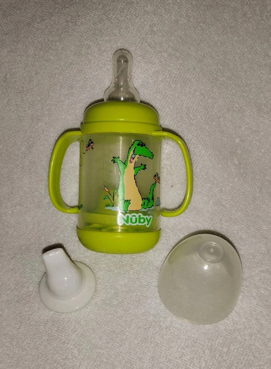 Nuby ~ New Vintage 4oz Cereal Bottle Baby Food Feeder Nurser Sippy Nipple Yellow
Opens in a new wind